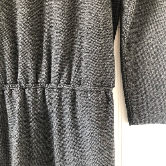 ZARA Dress w/ Yellow & Olive Sporty Ribbed Collar - Picture 7 of 10